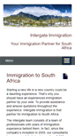 Mobile Screenshot of immigration-southafrica.net